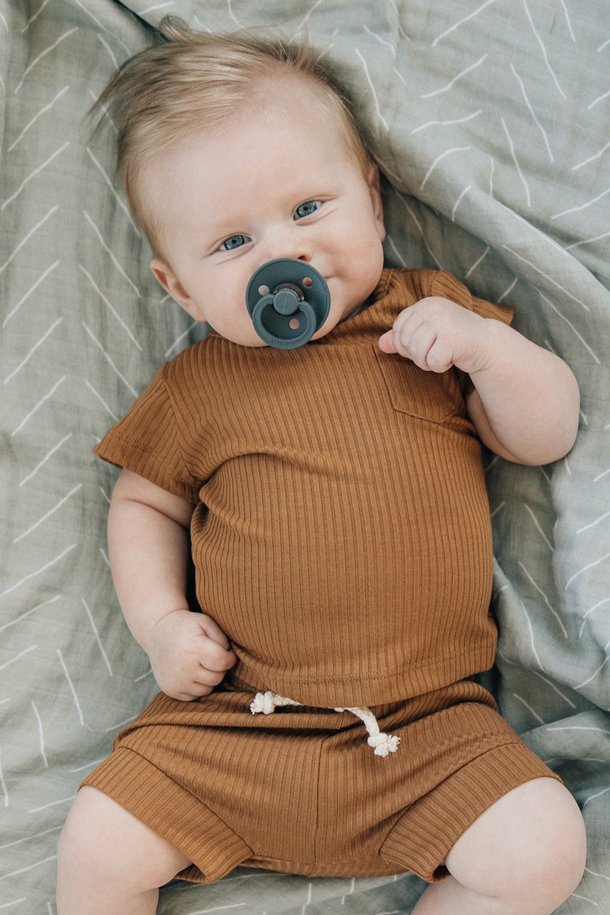 Cute boys ribbed outfits | ROOLEE