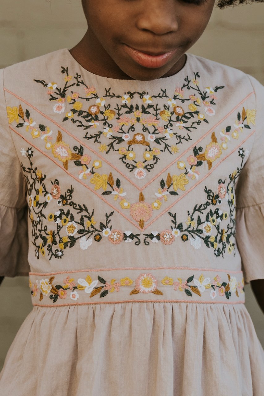 Mini DeMille Embroidery Dress
