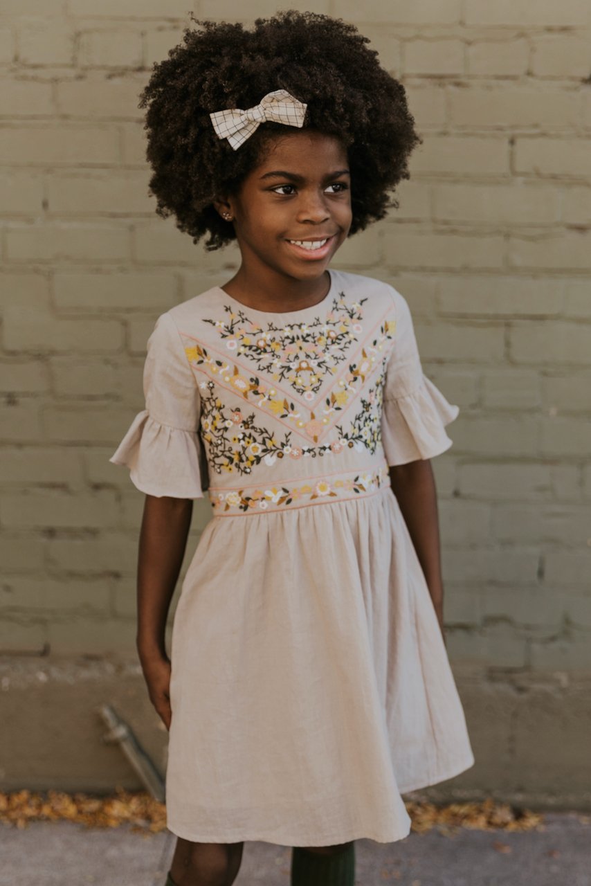 Mini DeMille Embroidery Dress