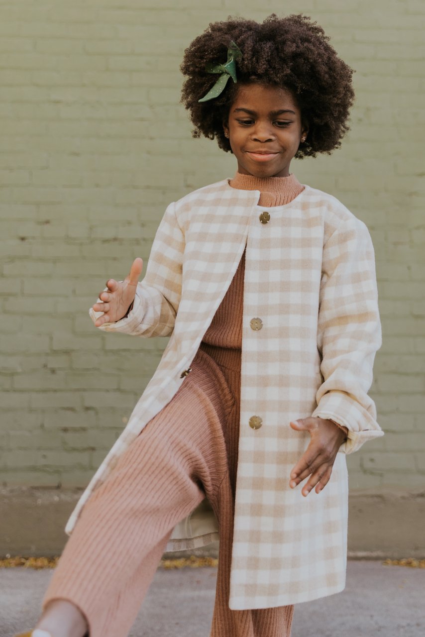 Rylee + Cru Check Coat