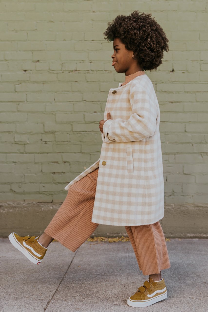Rylee + Cru Check Coat