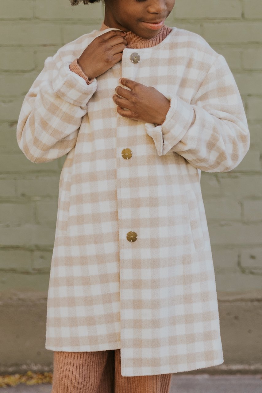 Rylee + Cru Check Coat