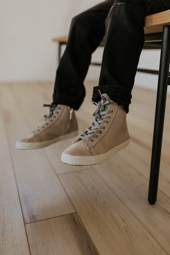 Tan lace up sneakers | ROOLEE