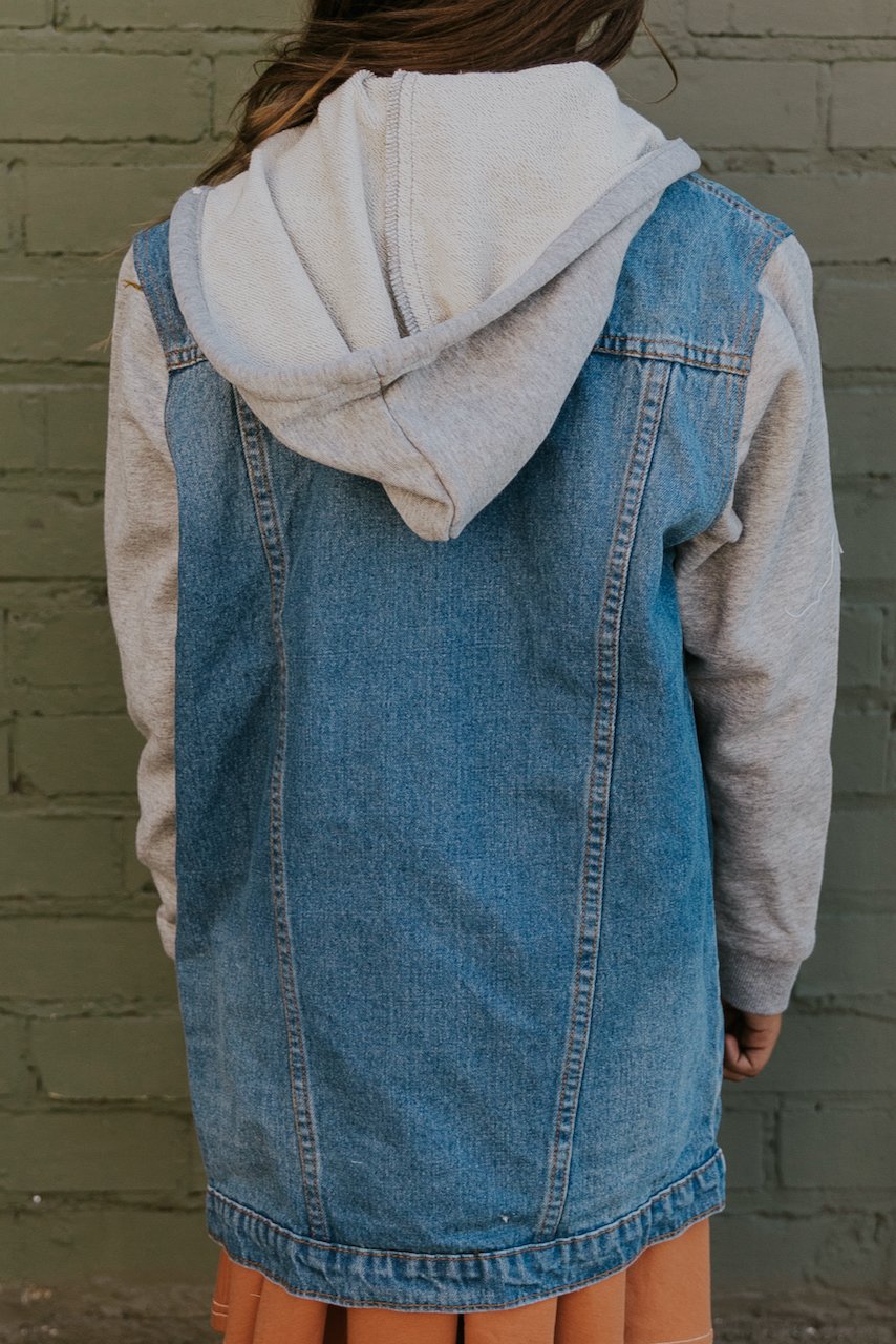 Hooded Denim Jacket | ROOLEE