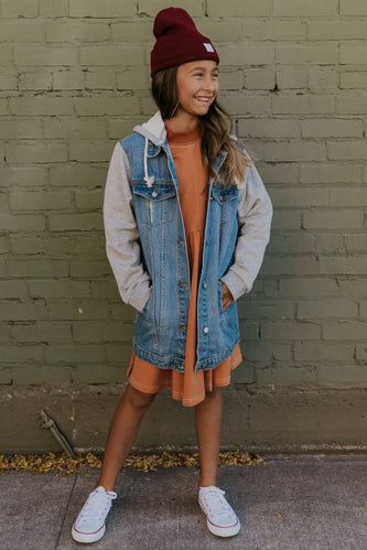 Girls Denim Jacket | ROOLEE