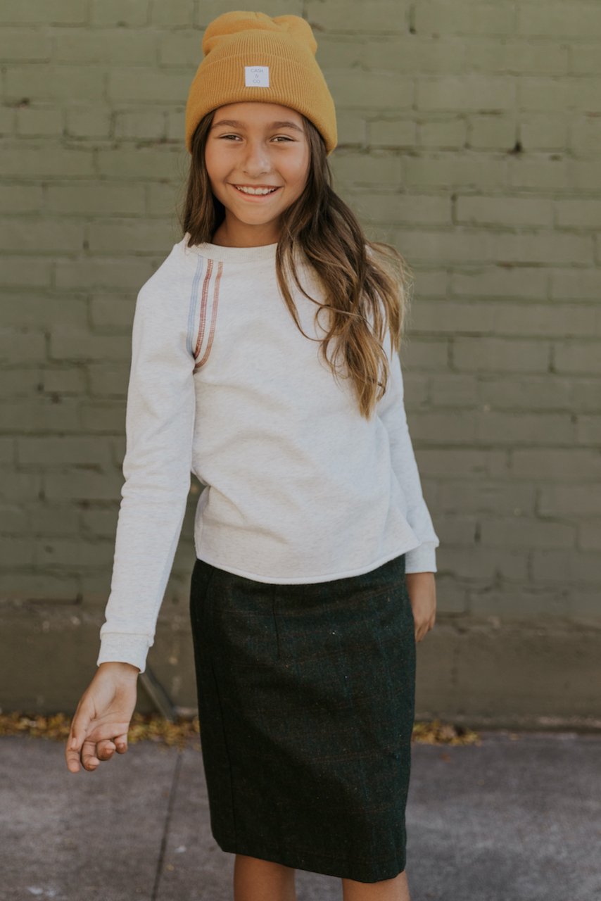 Mini Cape Charles Detail Pullover
