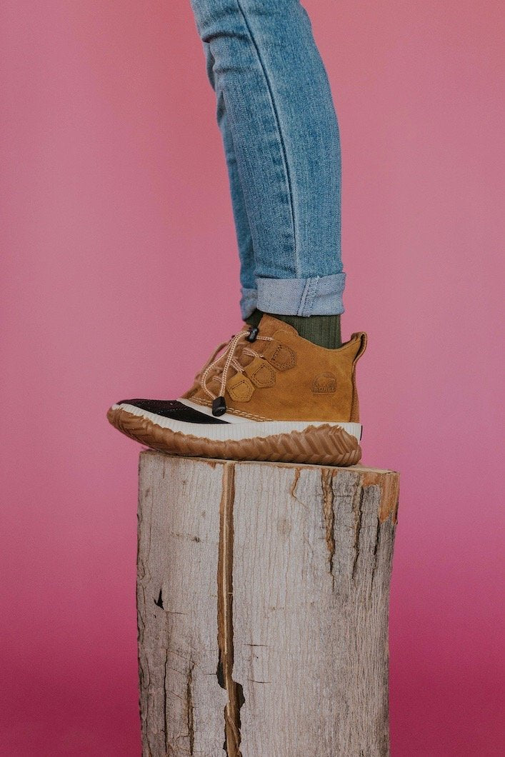 Brown leather boots for kids | ROOLEE