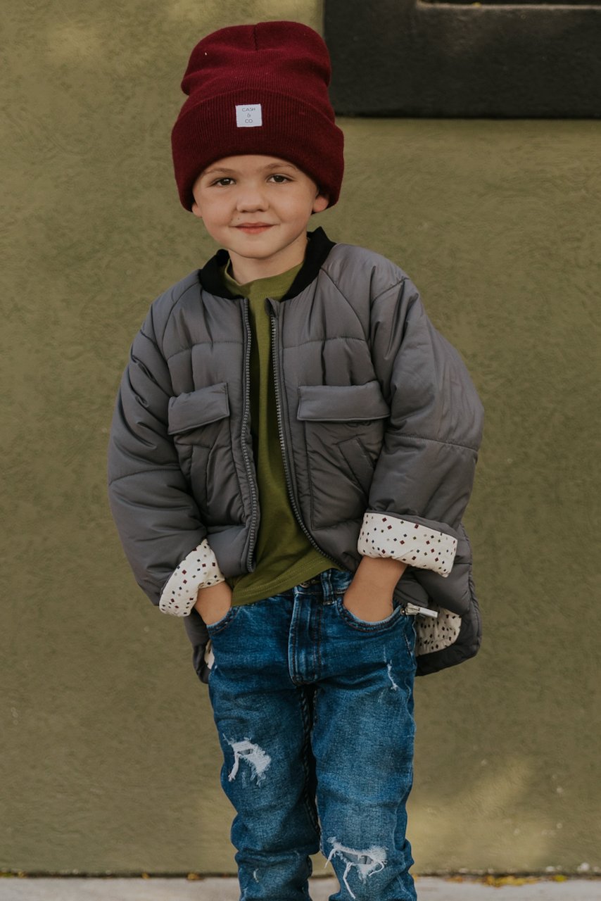 Quilted Puffer Coat For Boys | ROOLEE