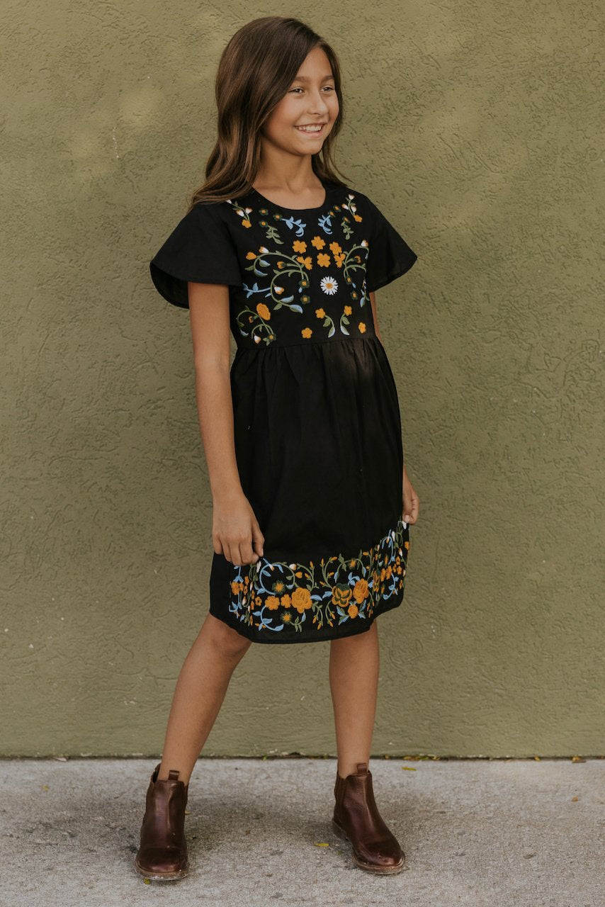 Mini Moira Embroidered Dress