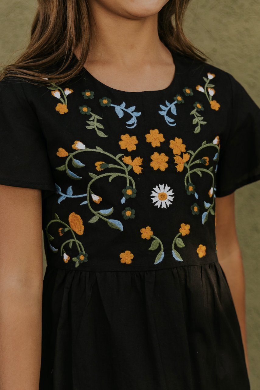 Mini Moira Embroidered Dress