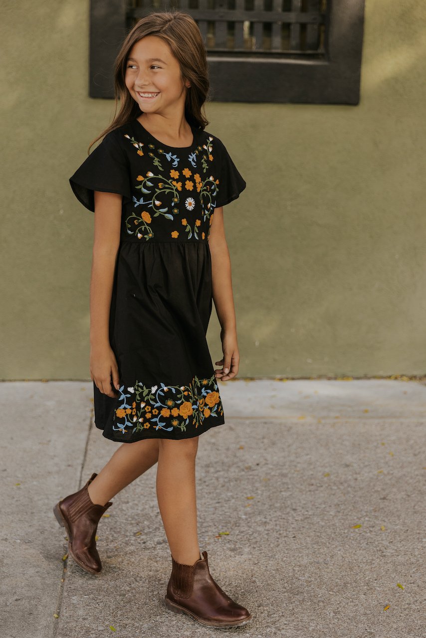 Mini Moira Embroidered Dress