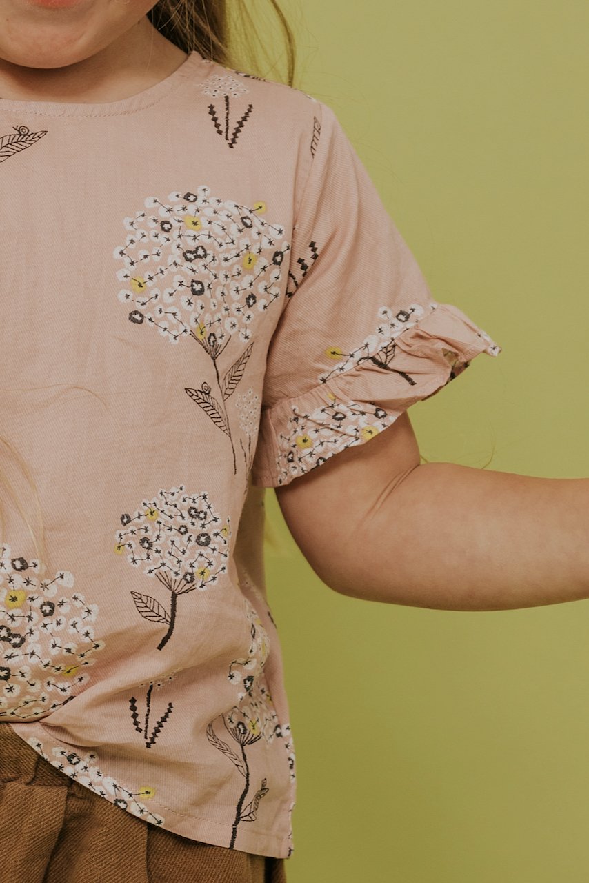 Cute Girls Floral Top | ROOLEE