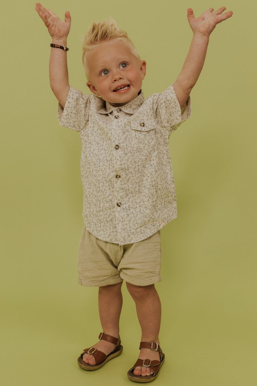 short sleeve floral shirt | ROOLEE
