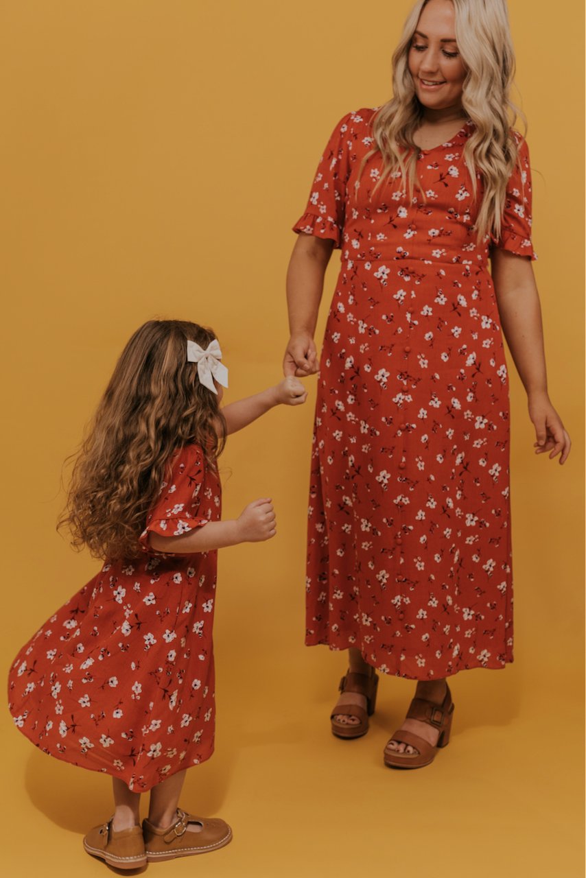 Mini Prewett Floral Dress