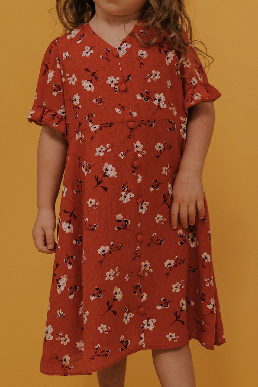 Mini Prewett Floral Dress