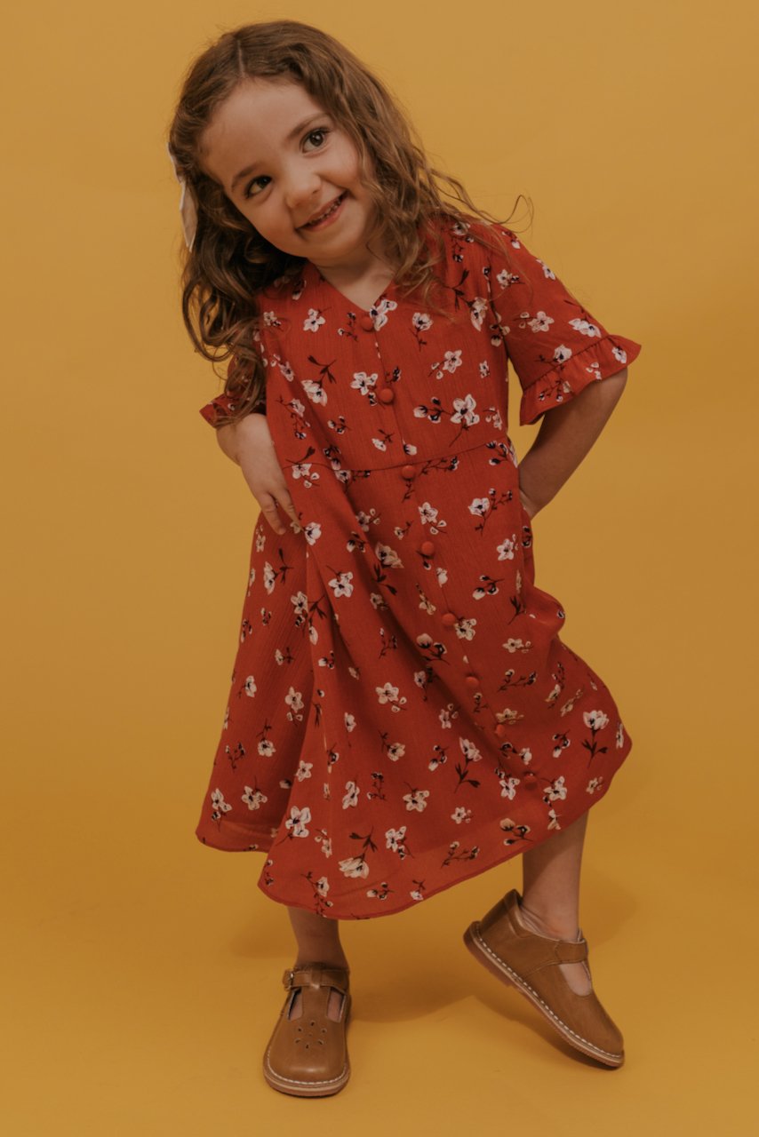 Mini Prewett Floral Dress