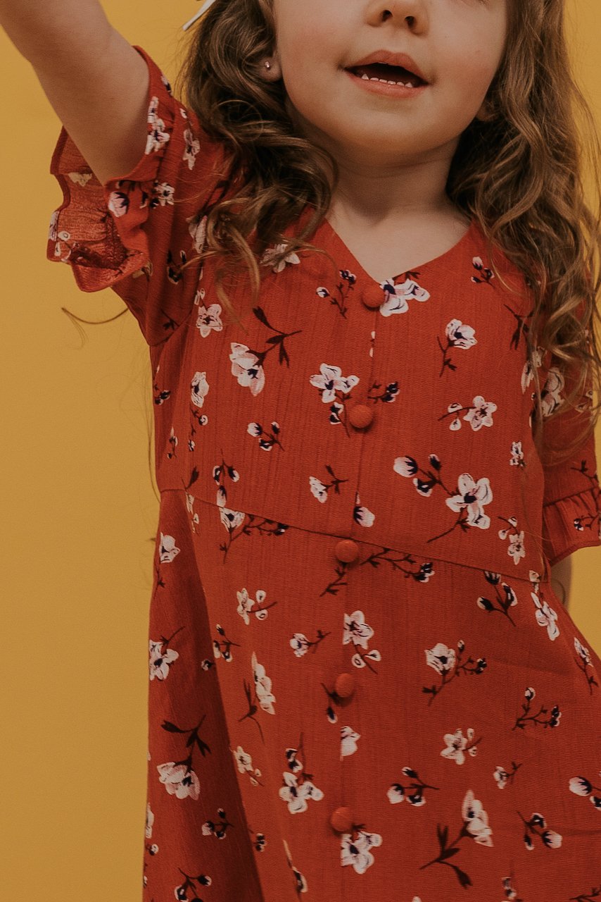 Mini Prewett Floral Dress