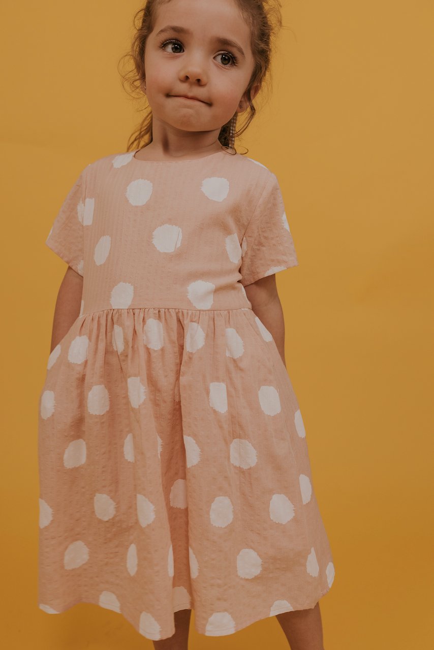 Pink Easter dress for girls | ROOLEE