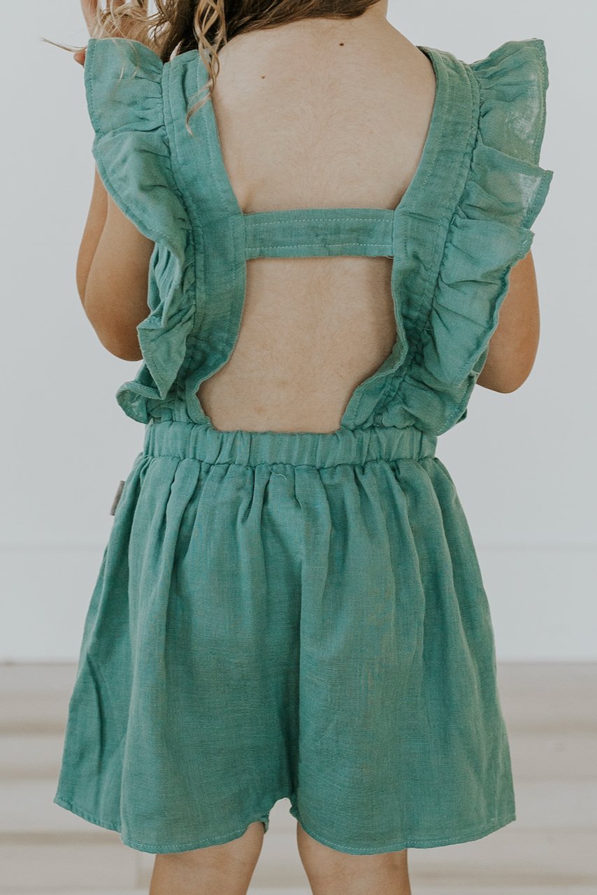 Lowell Muslin Ruffle Bodysuit