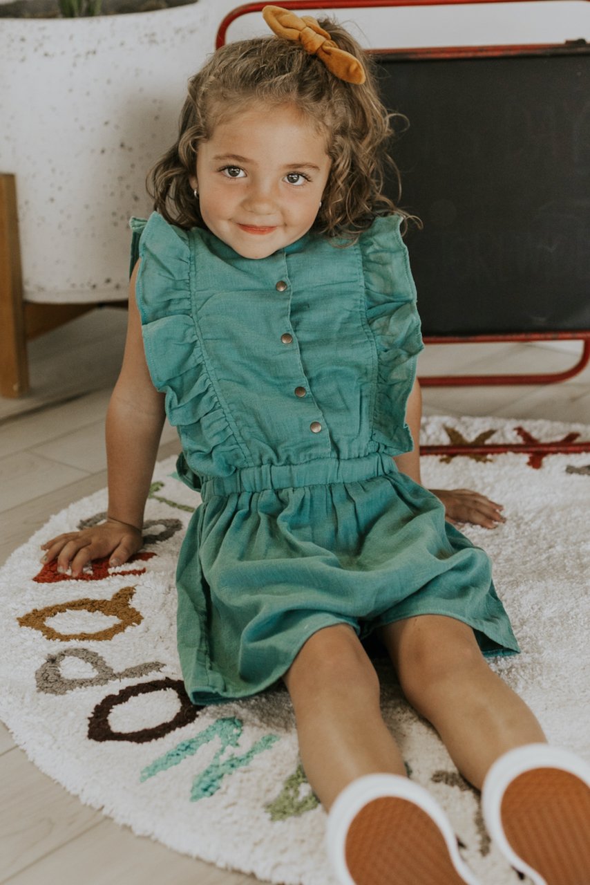 Lowell Muslin Ruffle Bodysuit