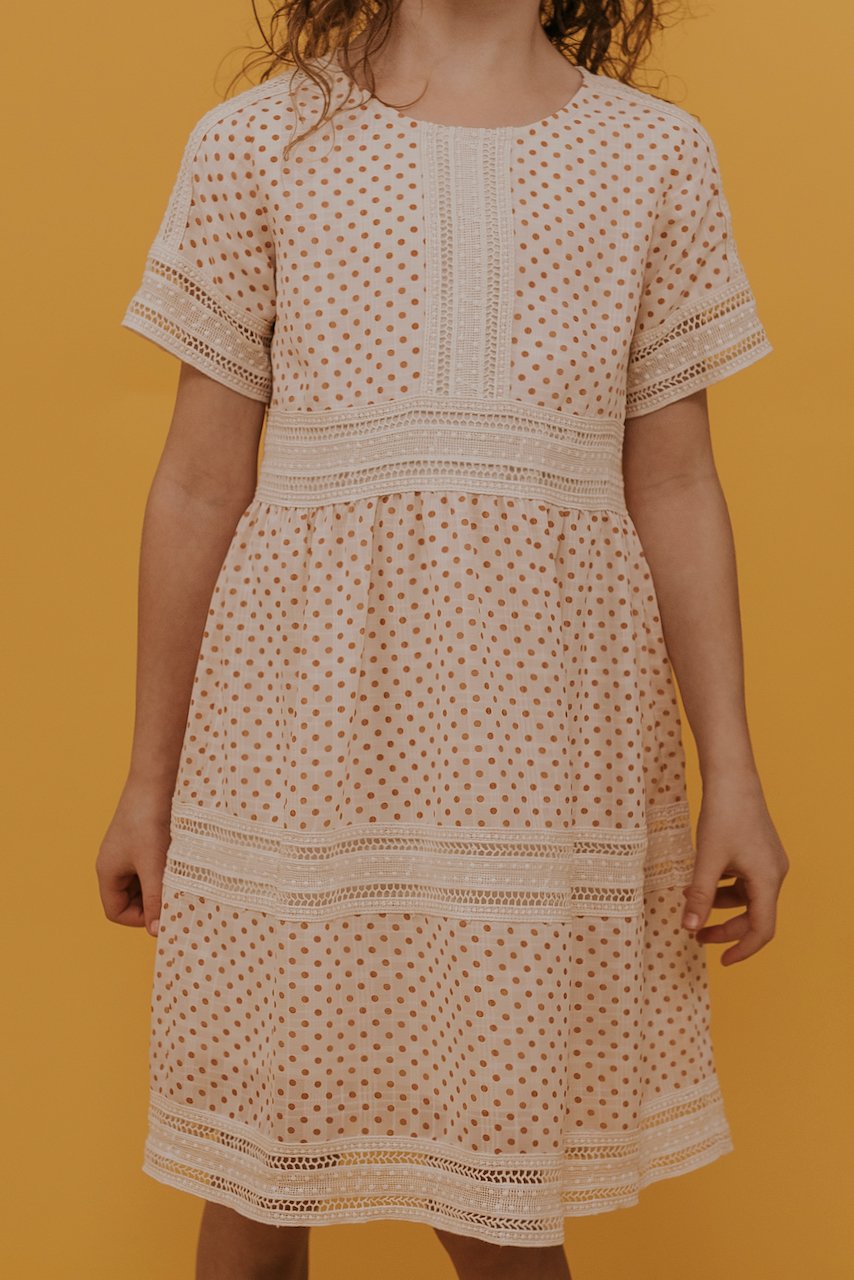 Mini Sayer Dot Detail Dress