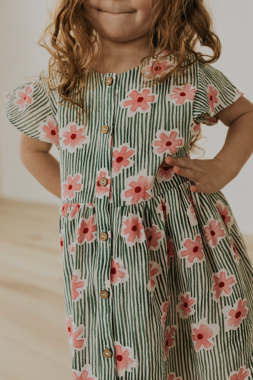 Floral Kids Babydoll Dress | ROOLEE