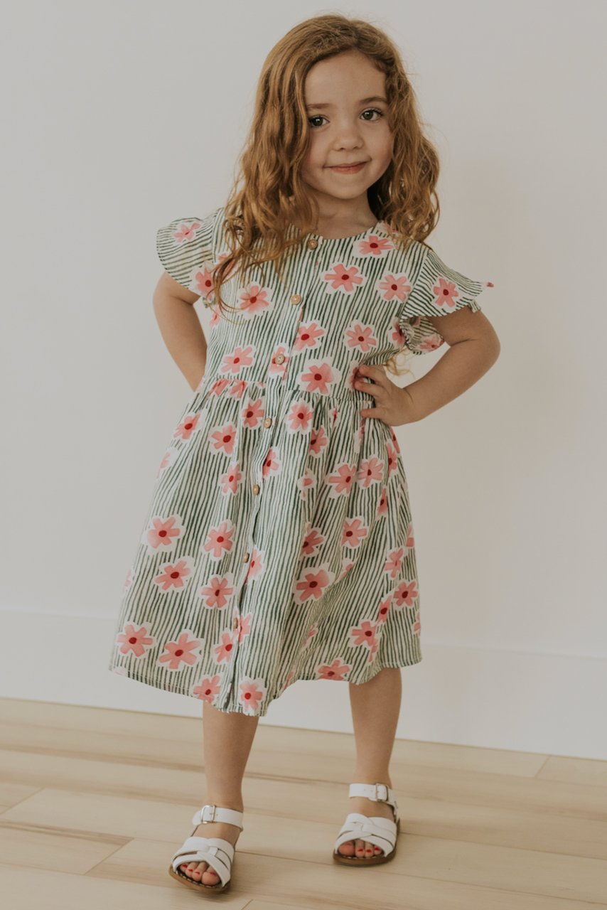 Pink Spring Floral Easter Dresses | ROOLEE