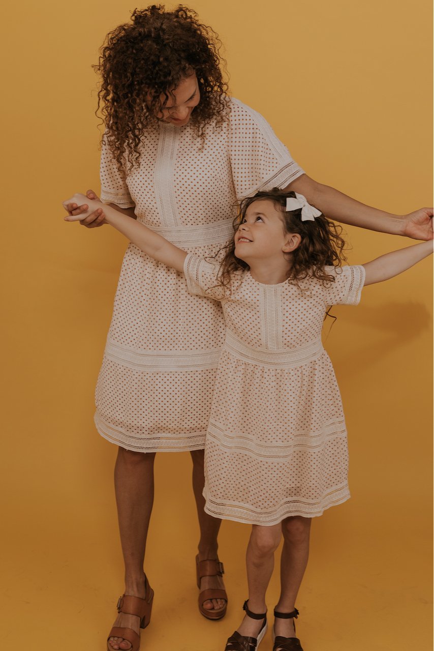 Mini Sayer Dot Detail Dress