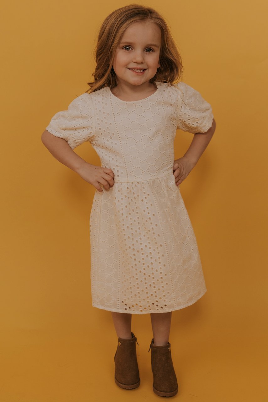Mini Dear John Eyelet Dress