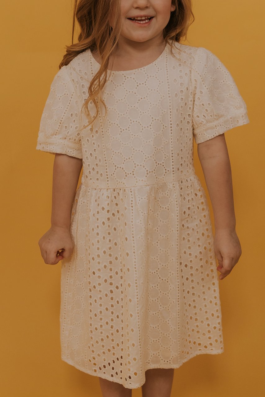 Mini Dear John Eyelet Dress