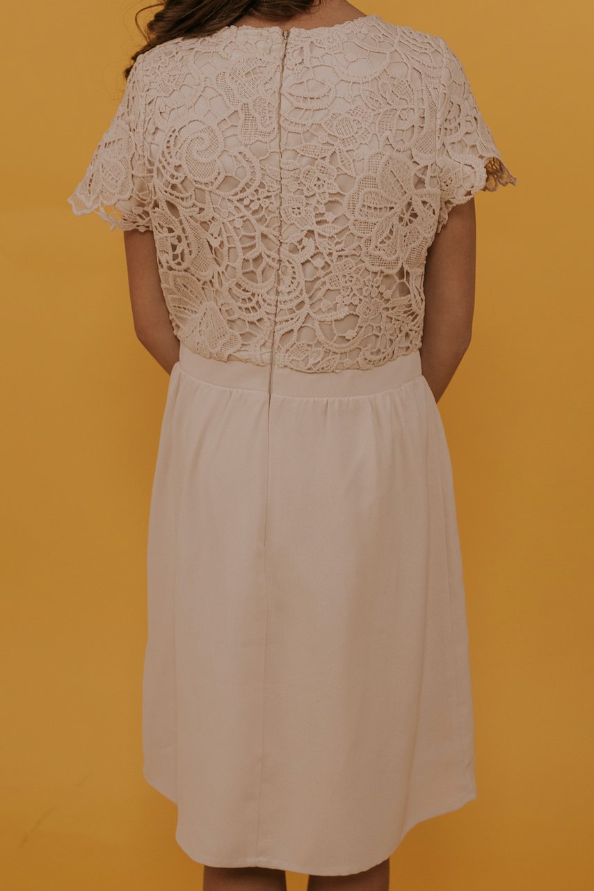 Mini Send My Love Lace Dress
