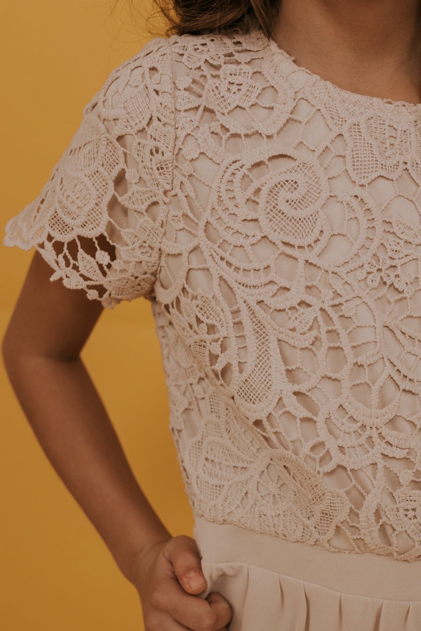 Mini Send My Love Lace Dress