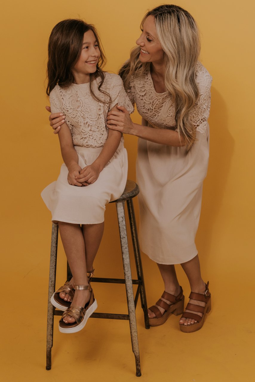 Mini Send My Love Lace Dress