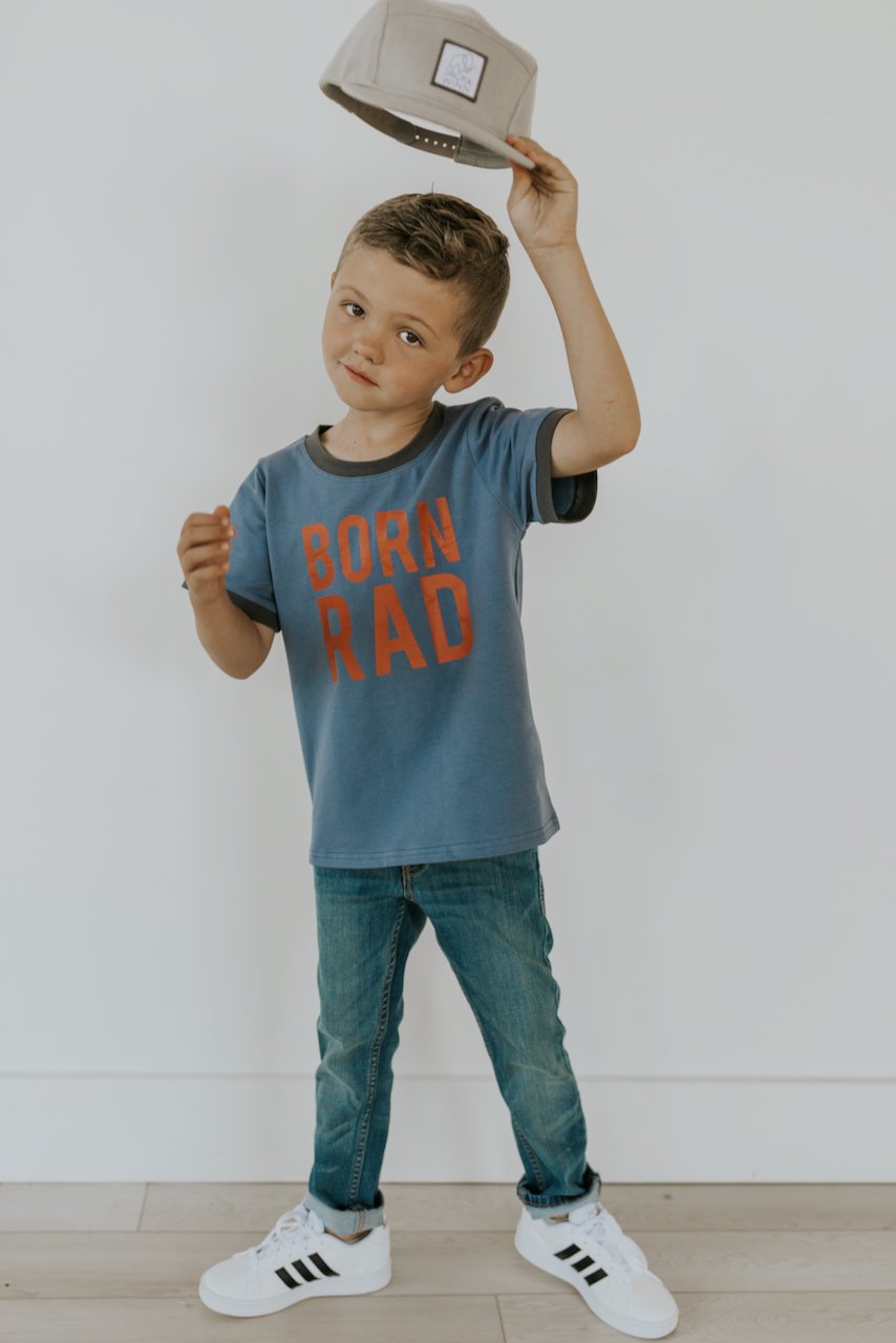 Born Rad Crewneck Tee