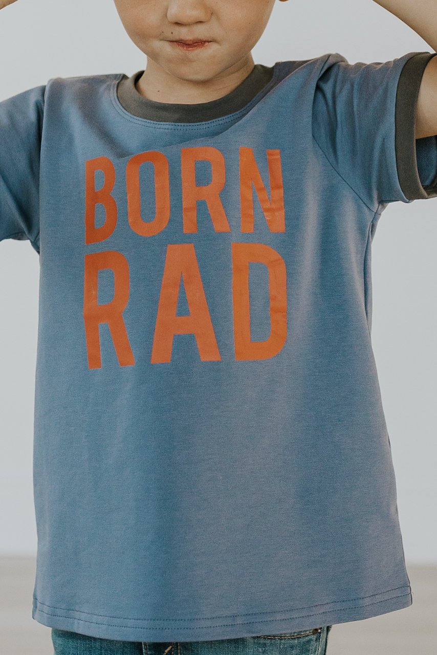Born Rad Crewneck Tee