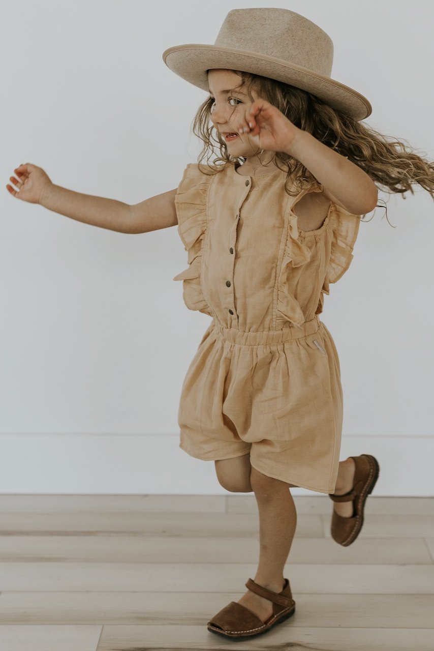 Lowell Muslin Ruffle Bodysuit