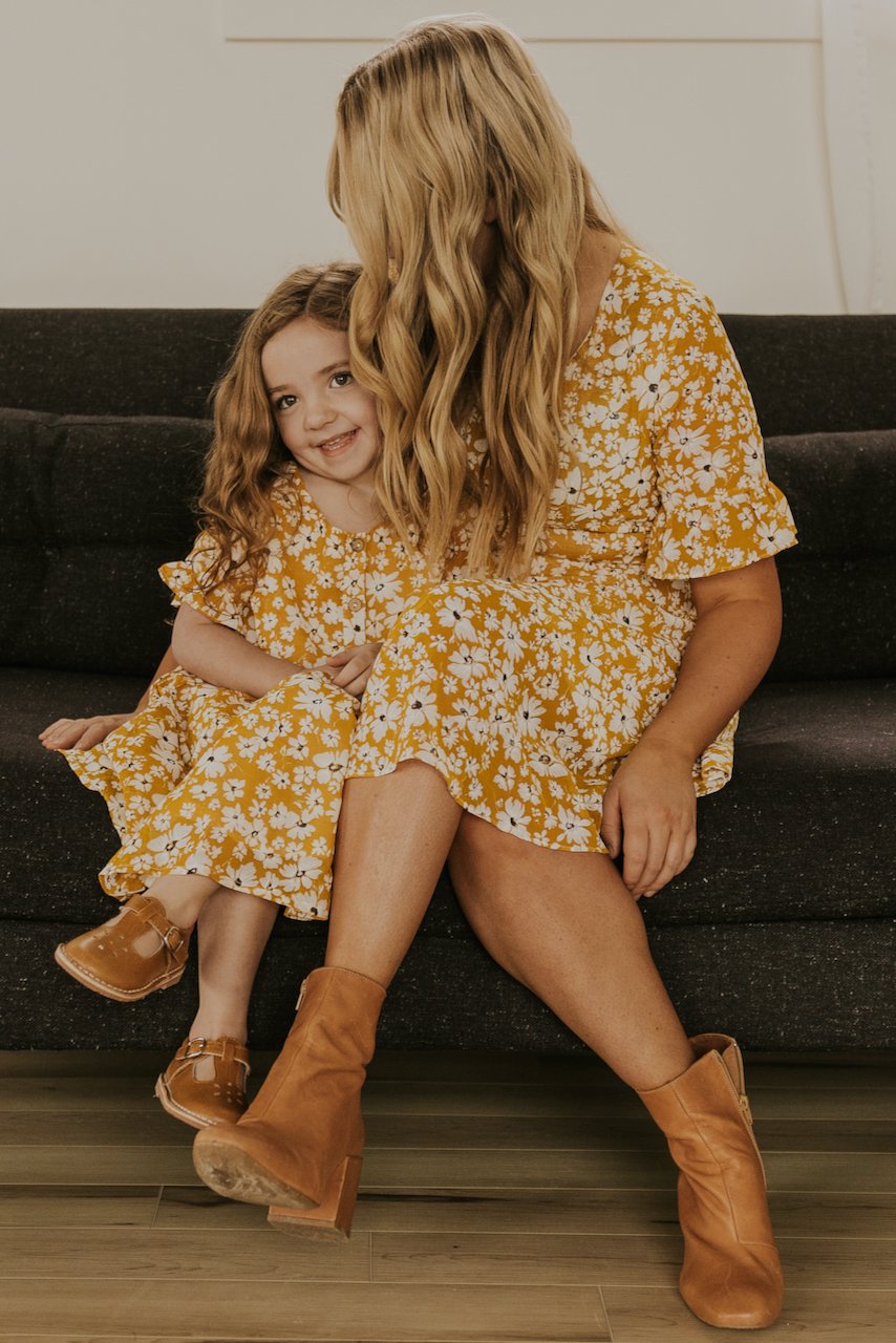 Short Sleeve Spring Mommy and Me Matching Dresses | ROOLEE