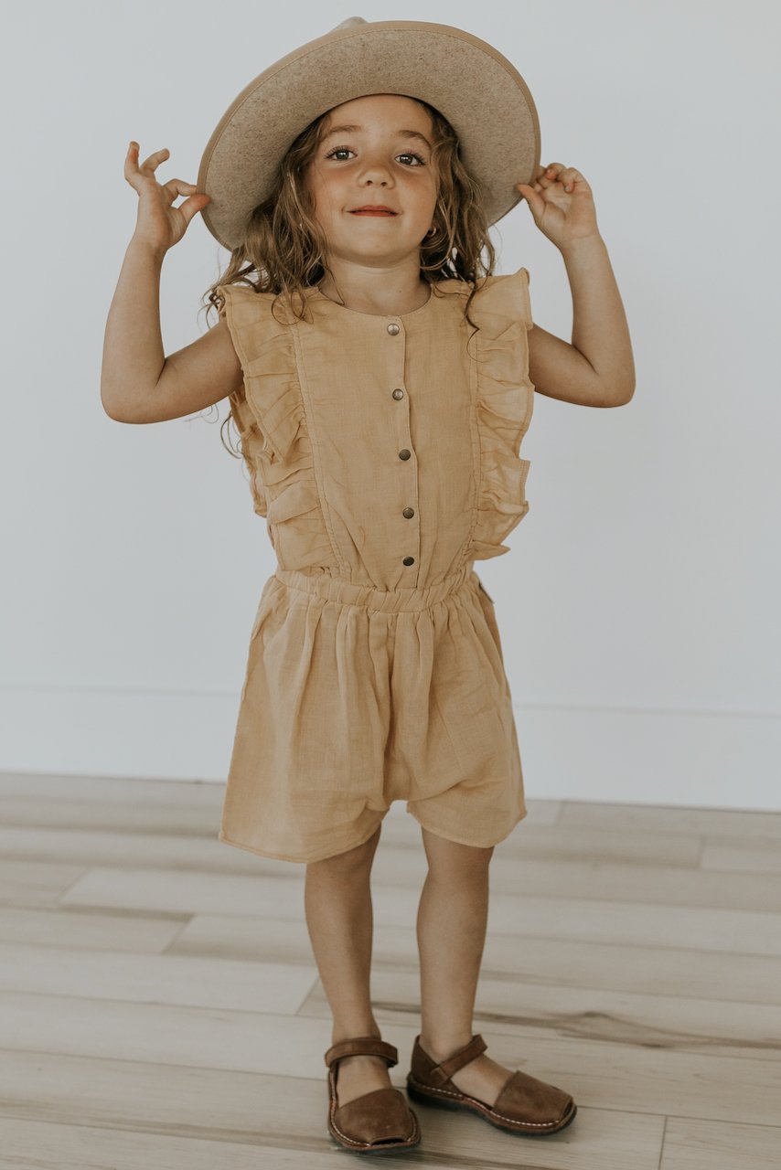 Lowell Muslin Ruffle Bodysuit