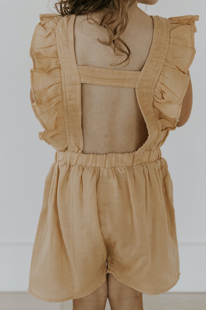 Lowell Muslin Ruffle Bodysuit