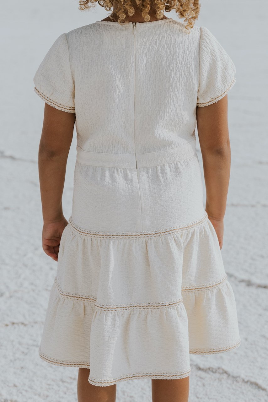 Cute zip up ruffle dress | ROOLEE