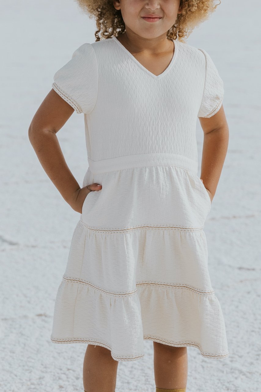 Ruffle dresses for kids for winter | ROOLEE