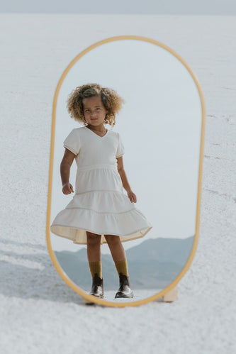 Cute cream dress | ROOLEE
