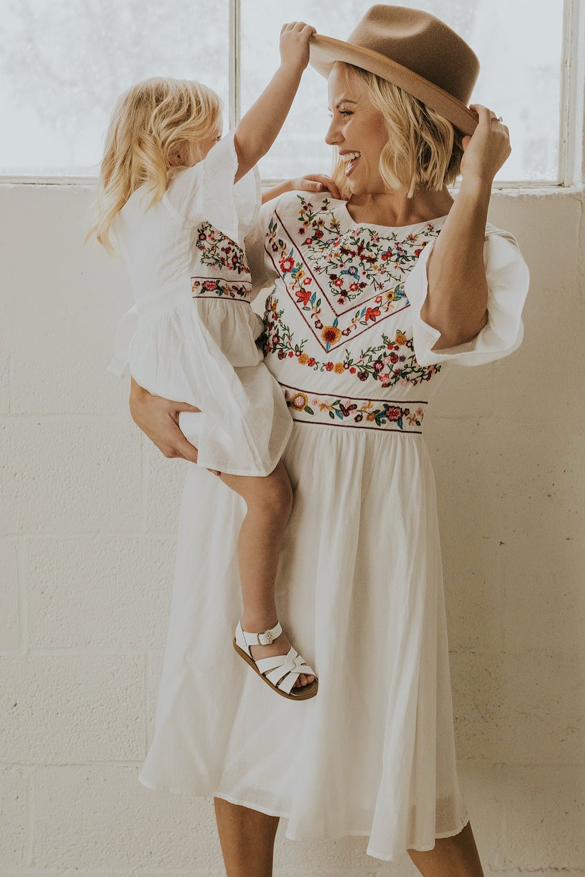 Embroidered Mommy and Me Styles | ROOLEE