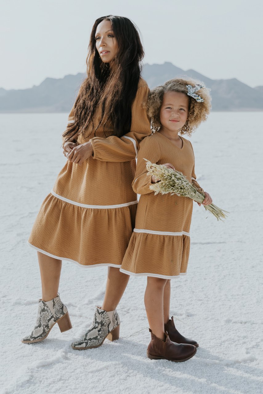 Cute orange mommy and me dresses | ROOLEE