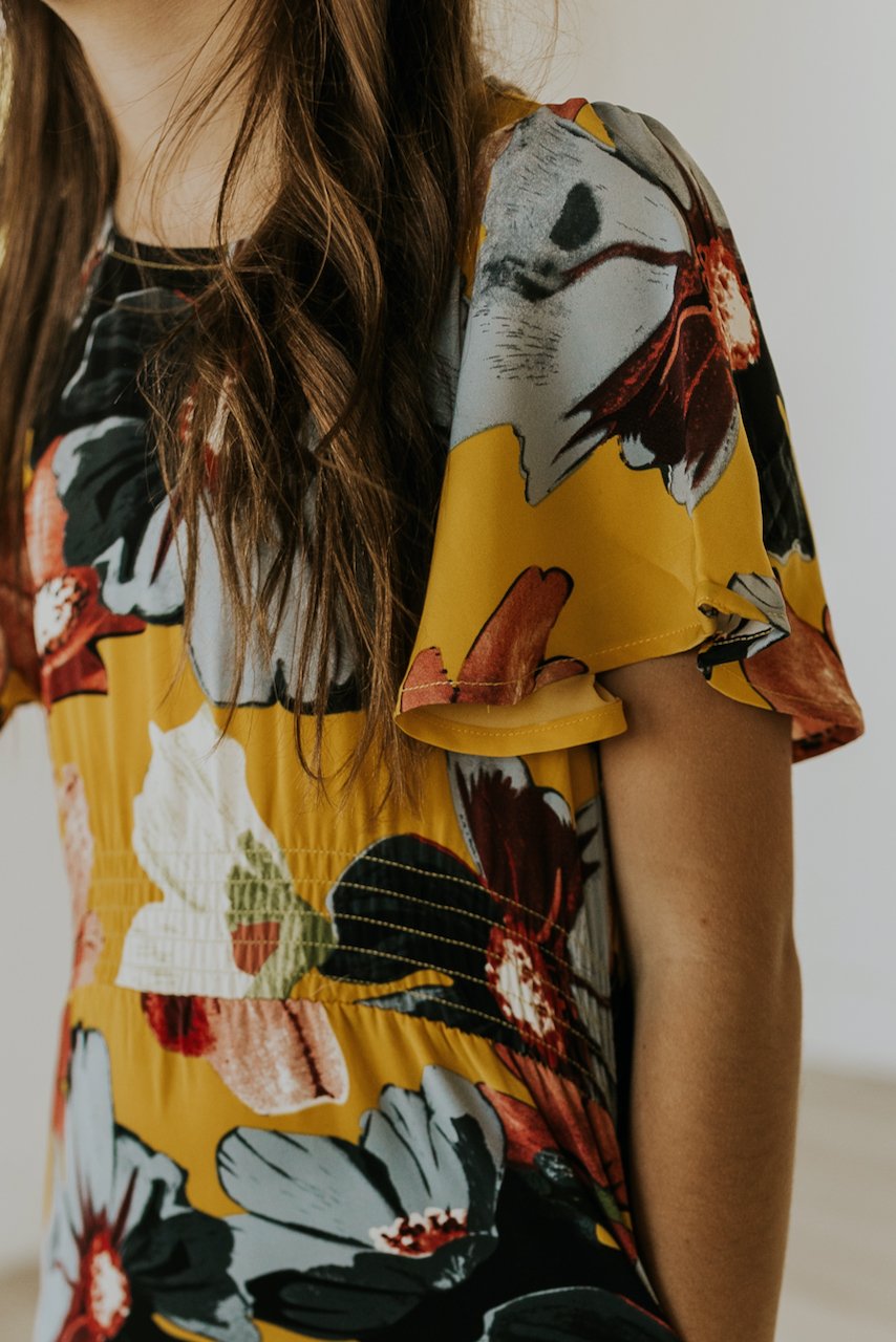 Cargo Floral Dress