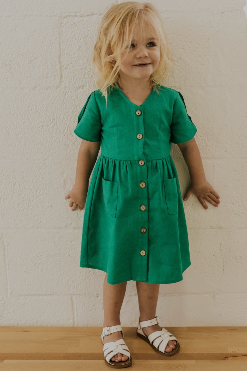 Girls Pocket Dress | ROOLEE