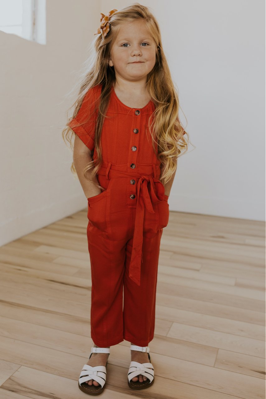 Mini Hello There Tie Jumpsuit