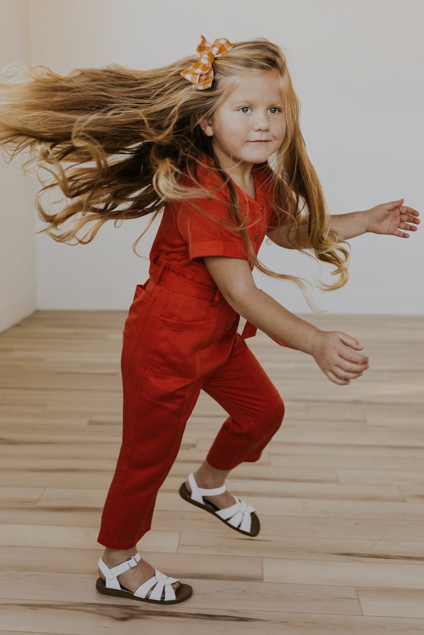 Mini Hello There Tie Jumpsuit