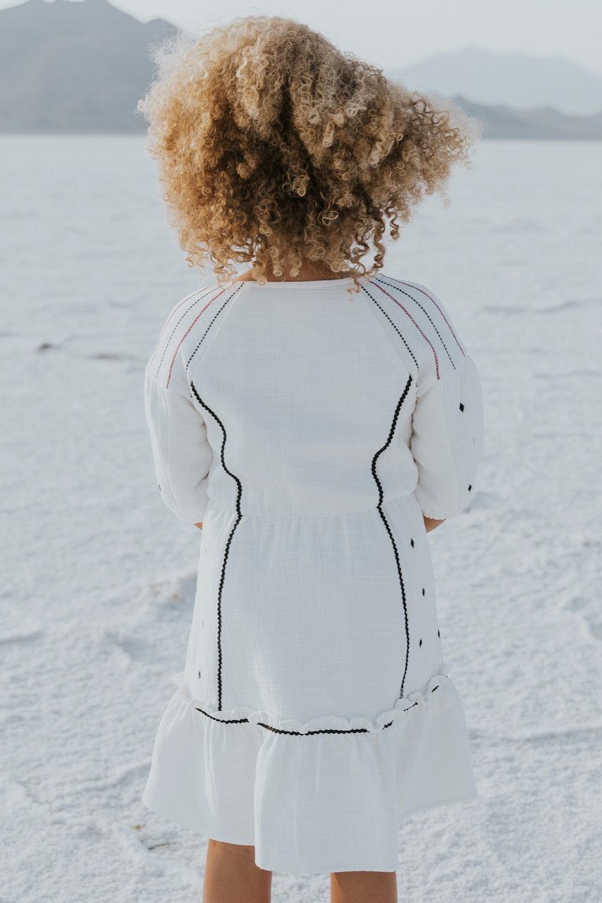 Puff sleeve sunday dresses for girls | ROOLEE