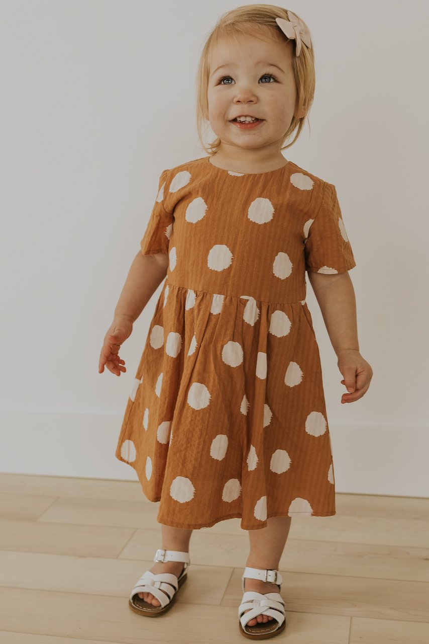 Polka Dot Girls Dress | ROOLEE